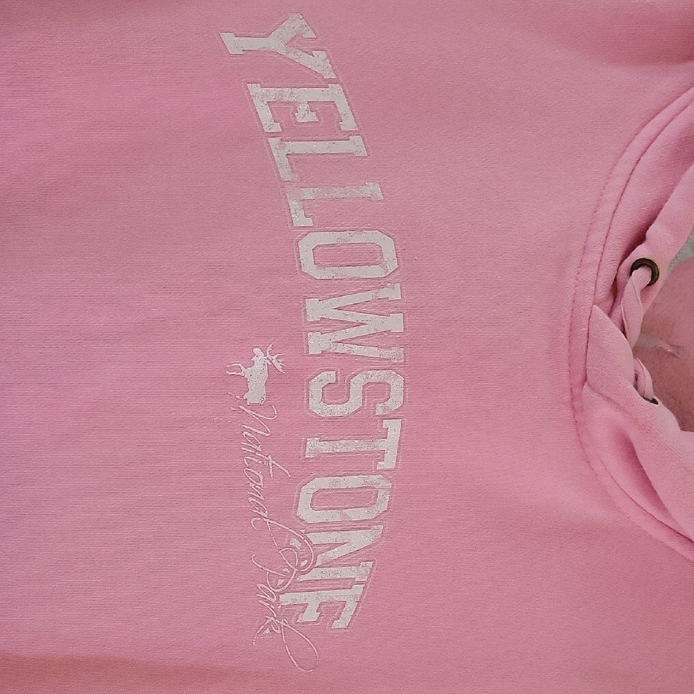 Yellowstone Soft Pink Pullover Hoodie - Picture 2 of 7